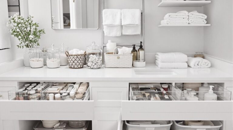 bathroom organization made easy