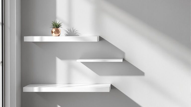 diy modern floating shelves