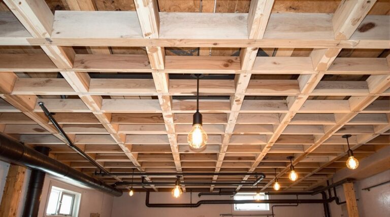 15 Inexpensive DIY Basement Ceiling Ideas