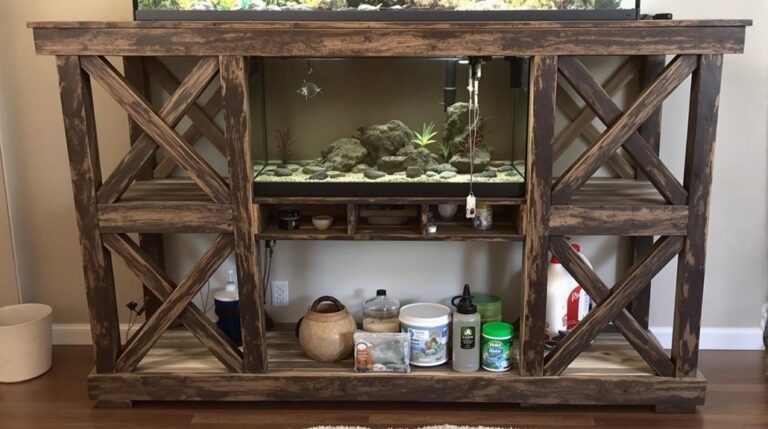 20 DIY Aquarium Stand Ideas