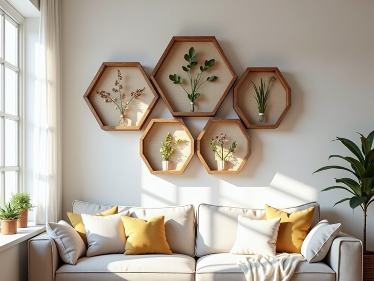 20 DIY Living Room Wall Art Ideas