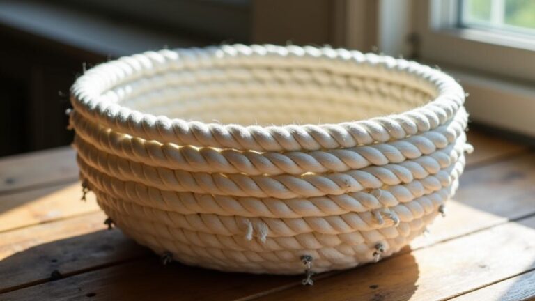 How To Make No Sew DIY Rope Baskets
