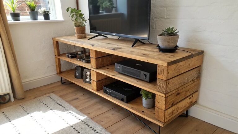 15 DIY TV Stand Ideas For Small Spaces