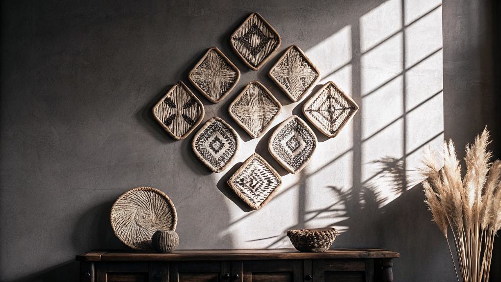 art display on walls