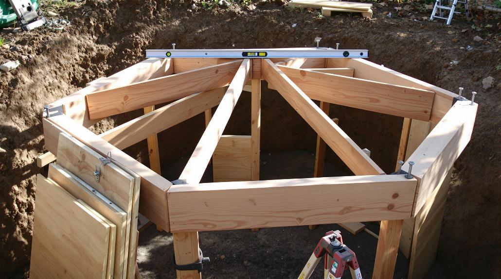 building walls and framework