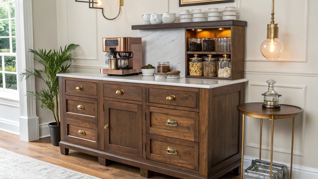 coffee preparation and serving