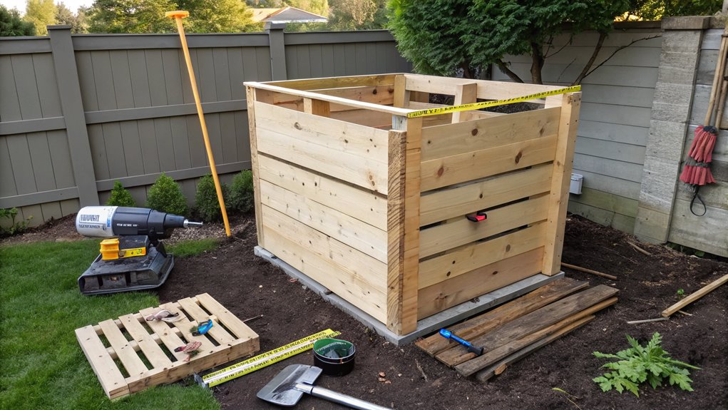 construct a compost container
