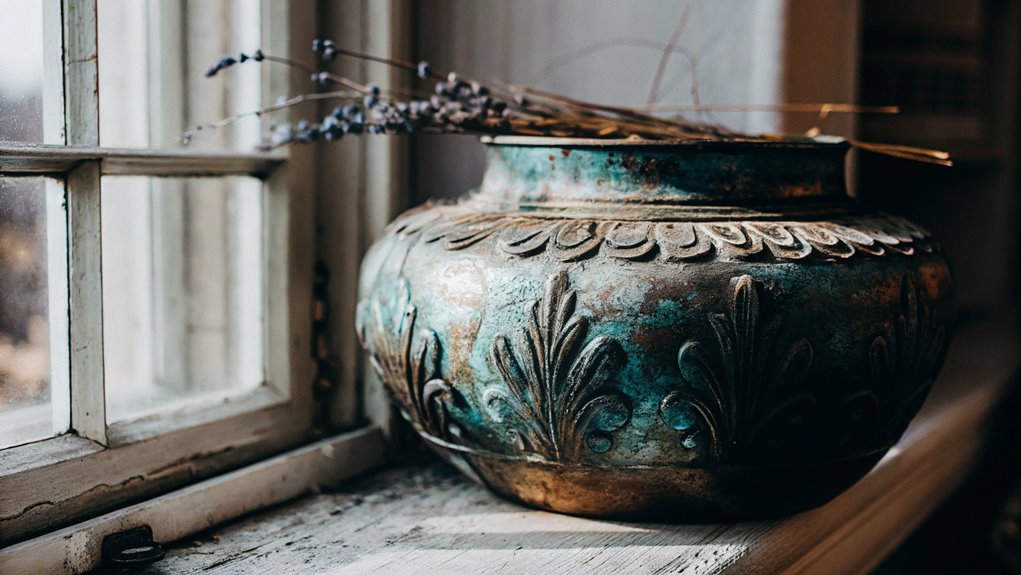 copper aging with patina