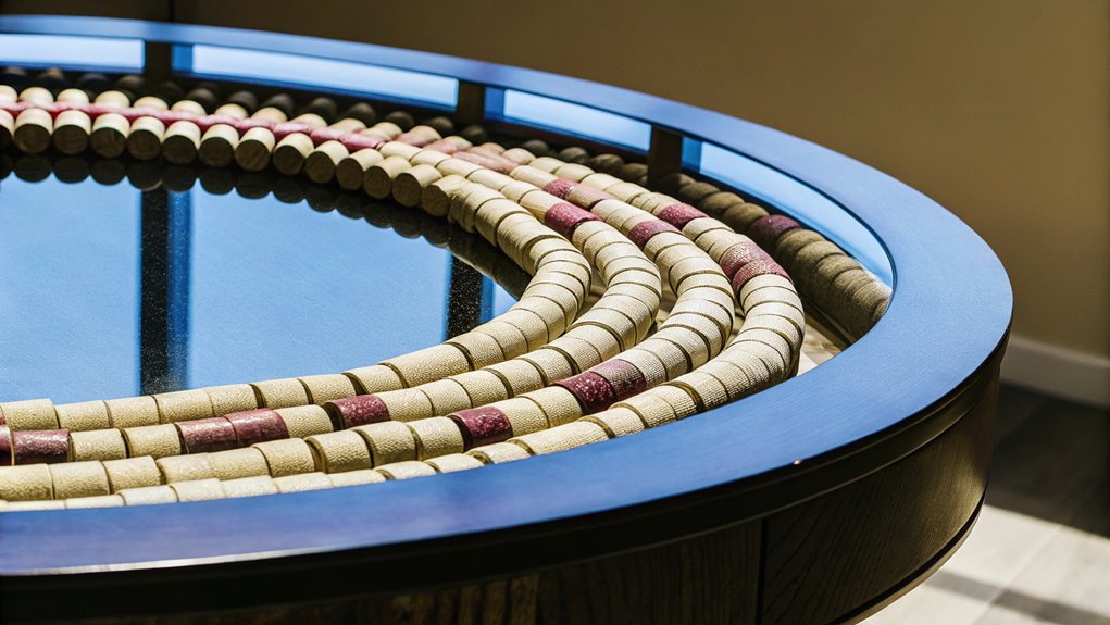 cork collection art display