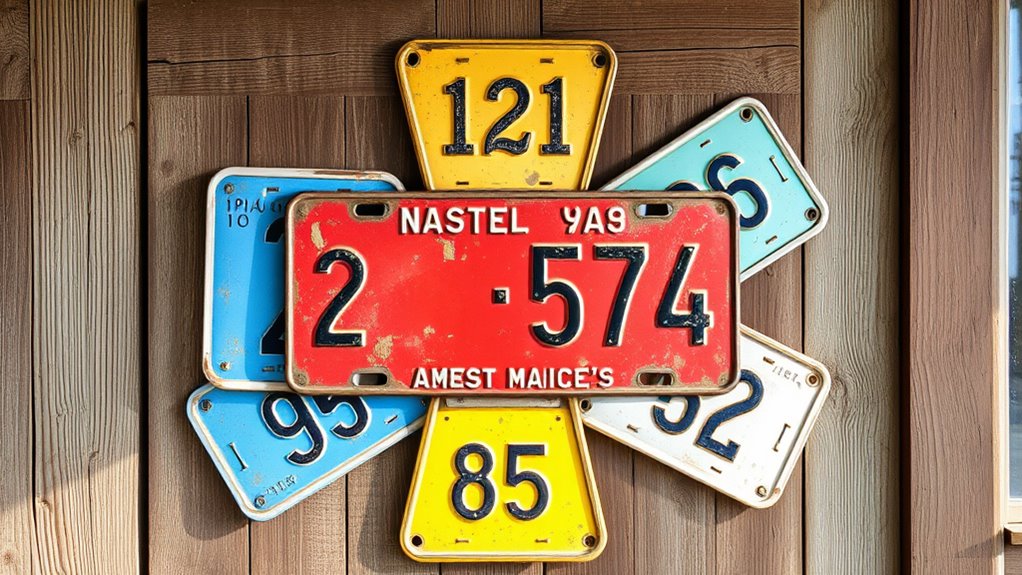 creative license plate art