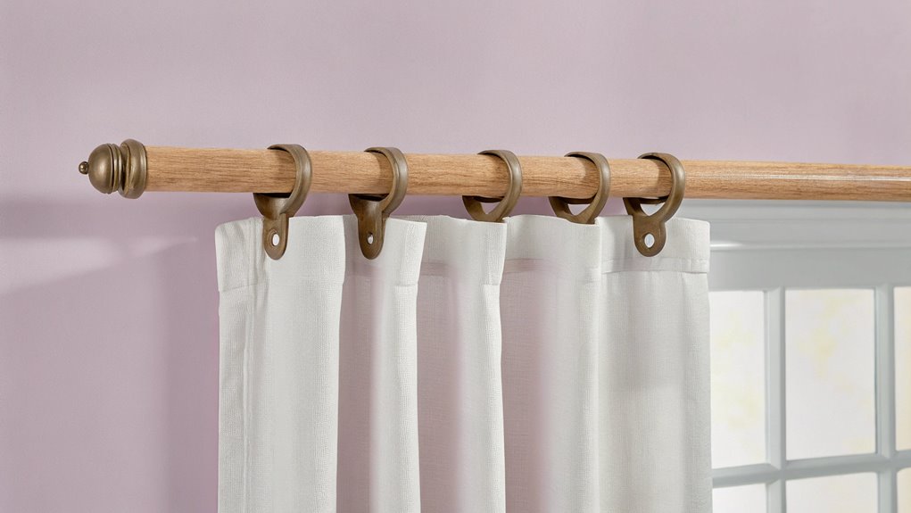 curtain rod showcasing design