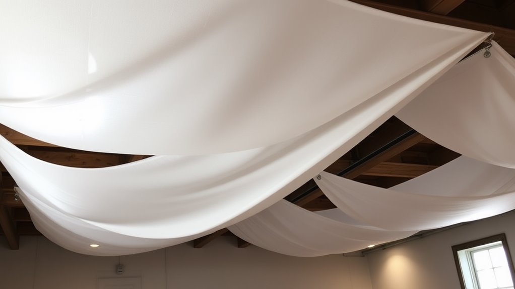 decorative fabric ceiling tiles