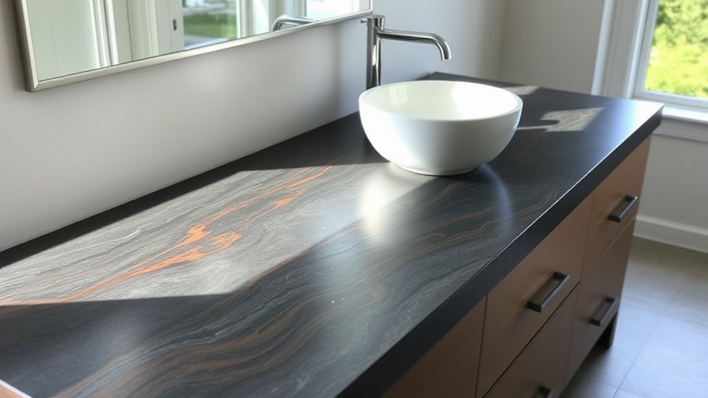 decorative stained concrete design