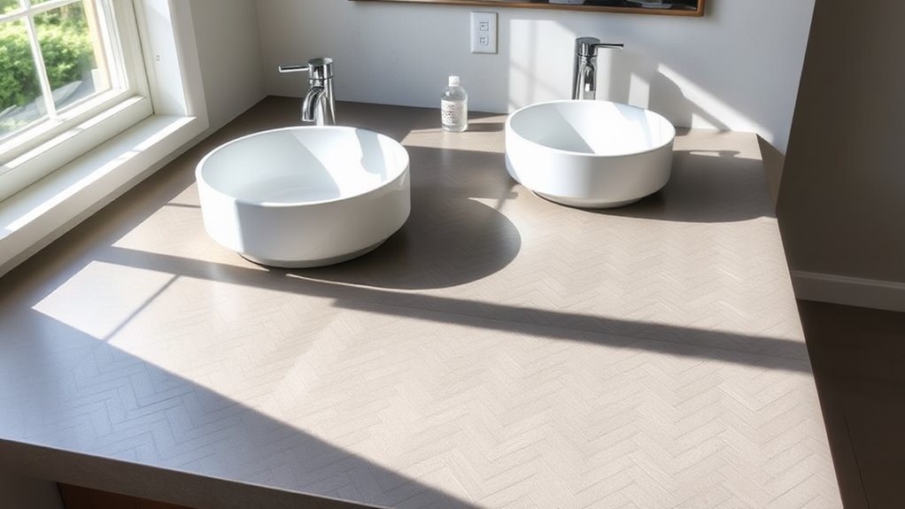 decorative textured concrete finish