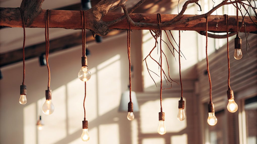 elegant branch inspired lighting fixture