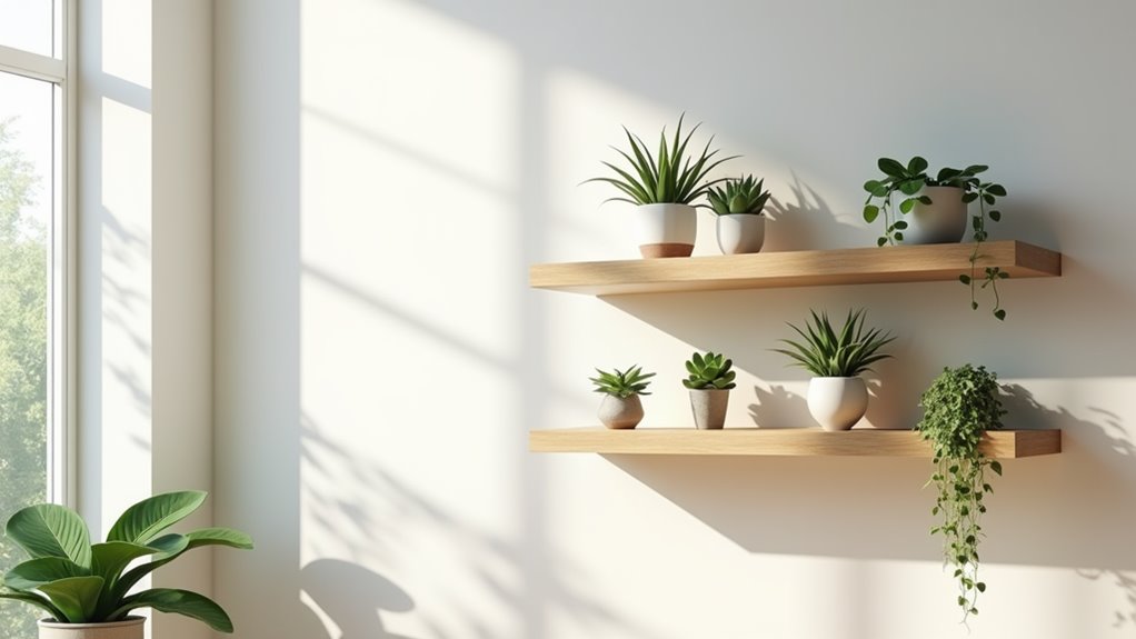 floating plant shelf project