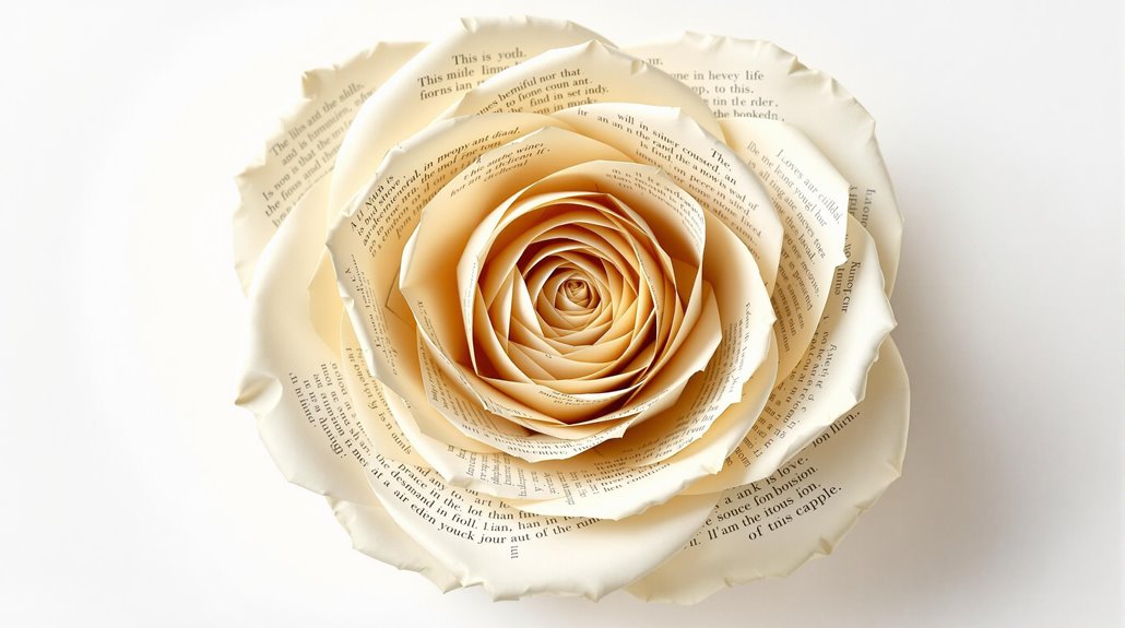 floral pattern with layers