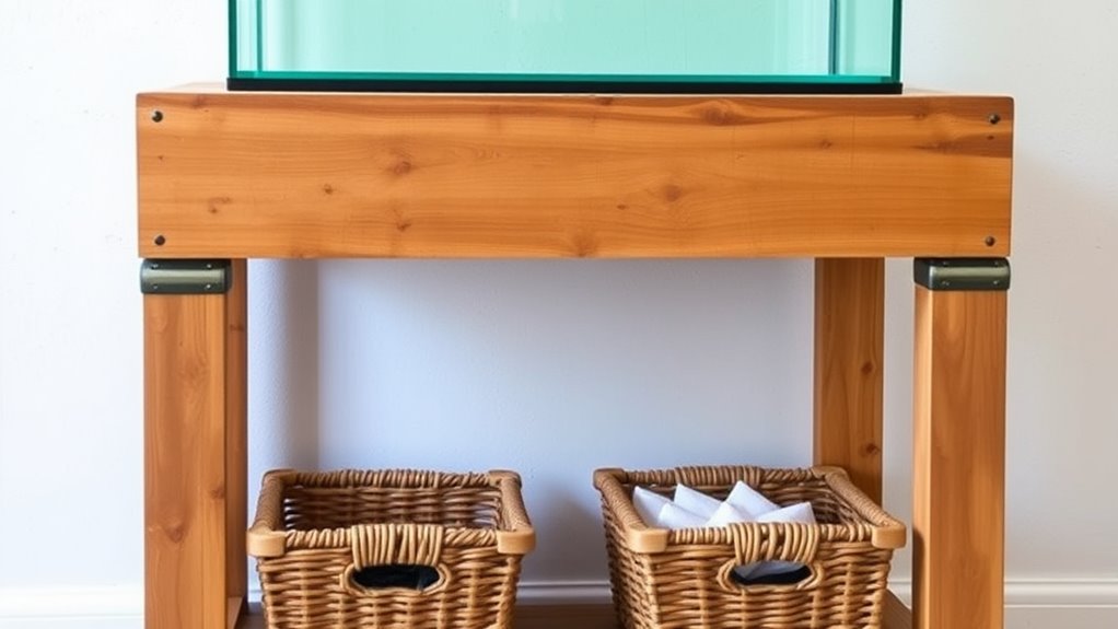 handcrafted rustic pallet stand