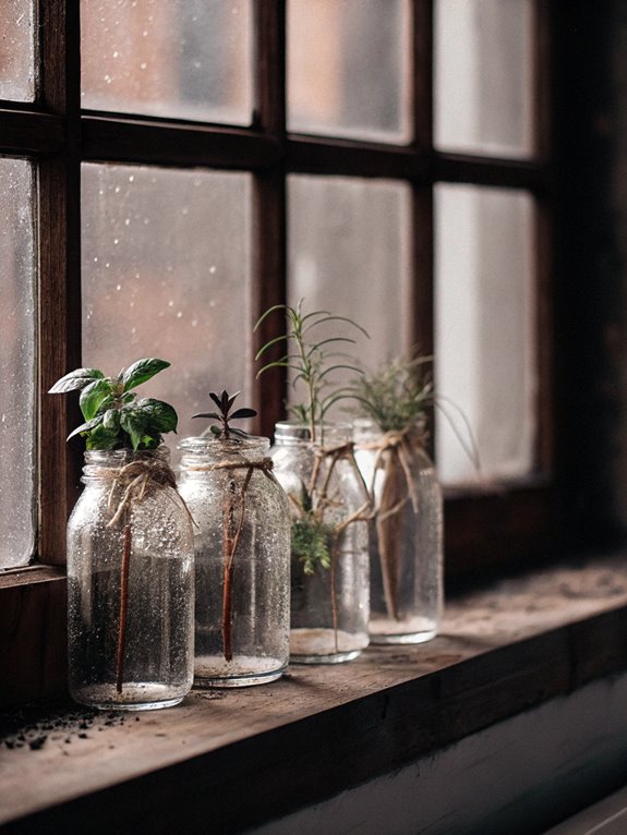 homegrown culinary herb garden