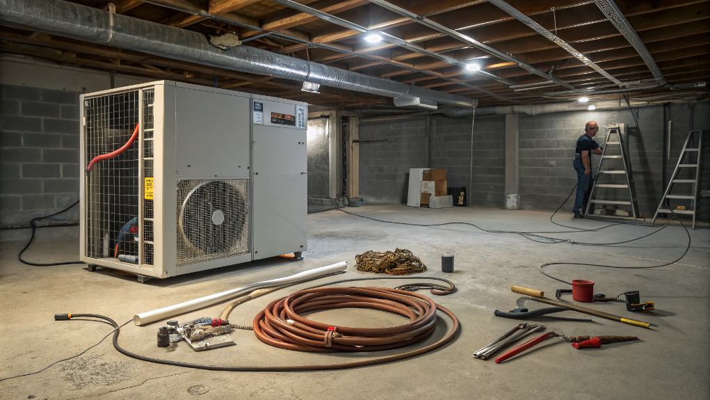 hvac system setup process