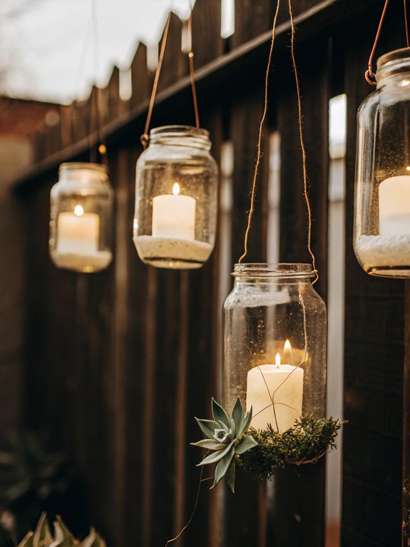 illuminated outdoor garden decor