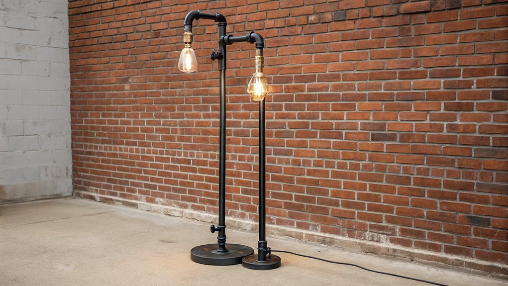 industrial style lighting fixture