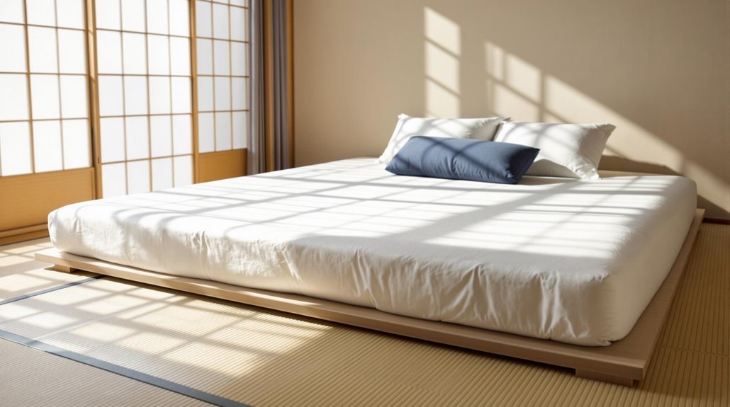 minimalist low profile sleeping