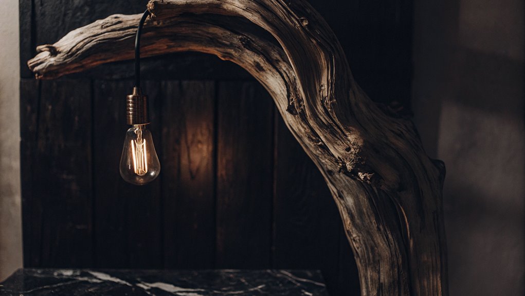 natural wooden art centerpiece