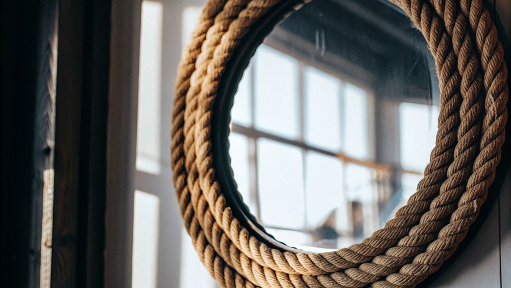 nautical themed decorative mirror frame