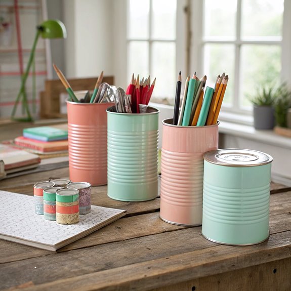 organized craft supply storage