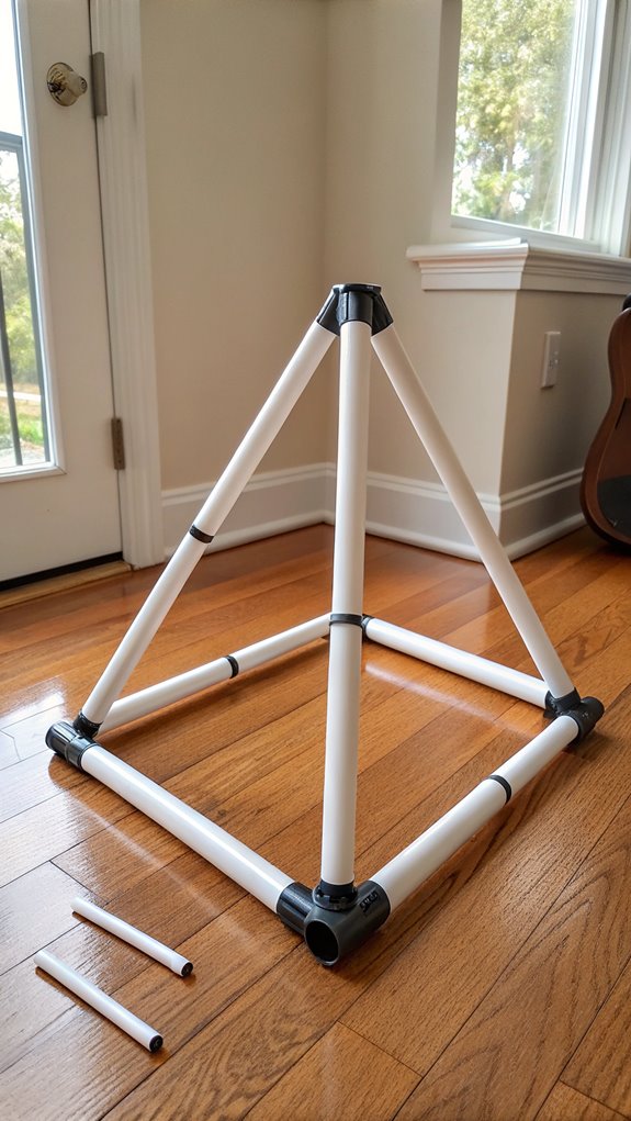 portable collapsible guitar holder