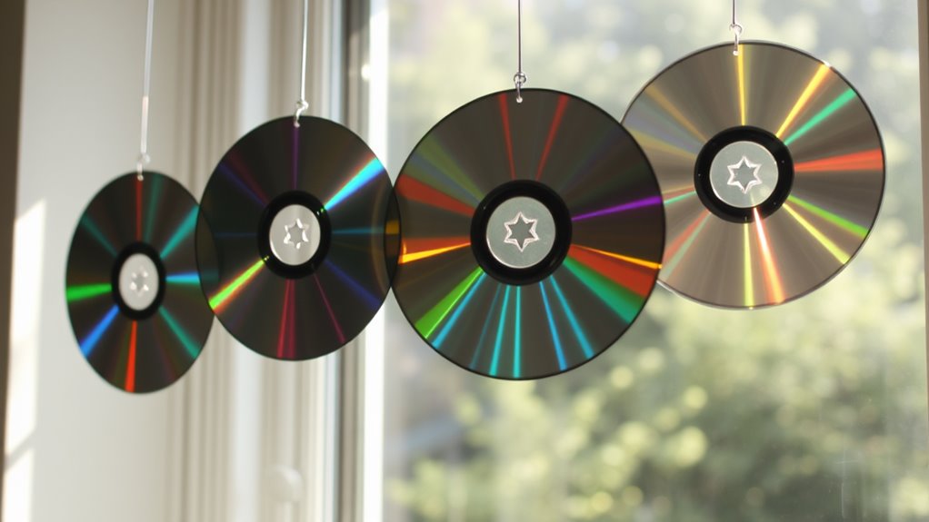 reflective window decor pieces