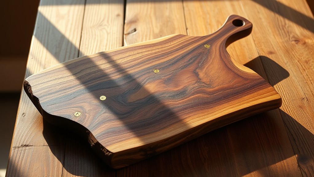 rustic wood serving platter
