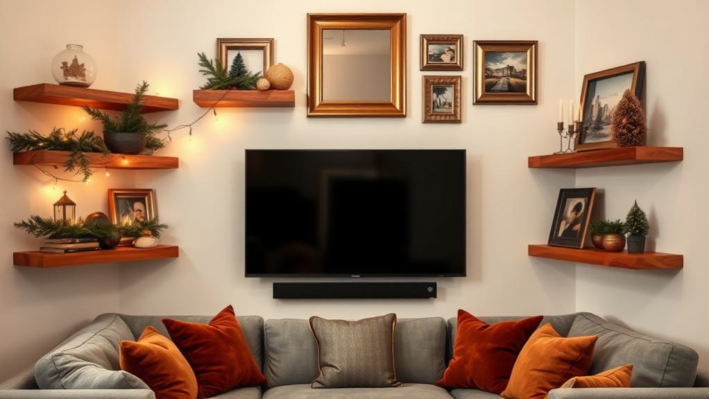 seasonal television wall decorations