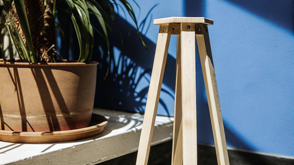 stylish natural wood stands