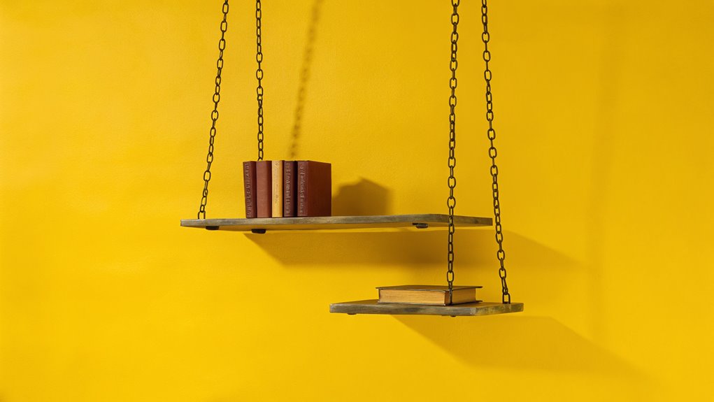 suspended chain book storage