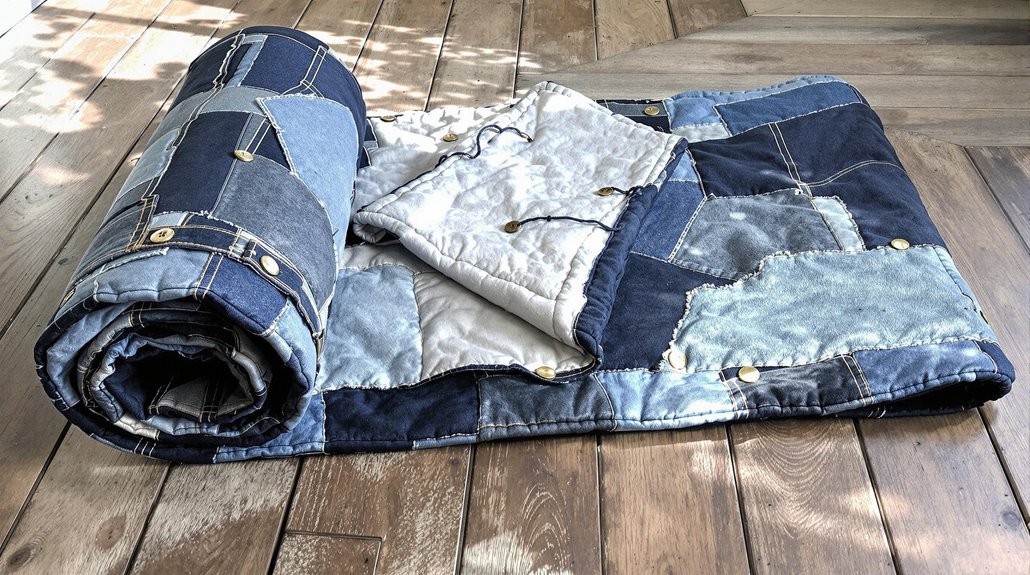 sustainable denim sleeping solution