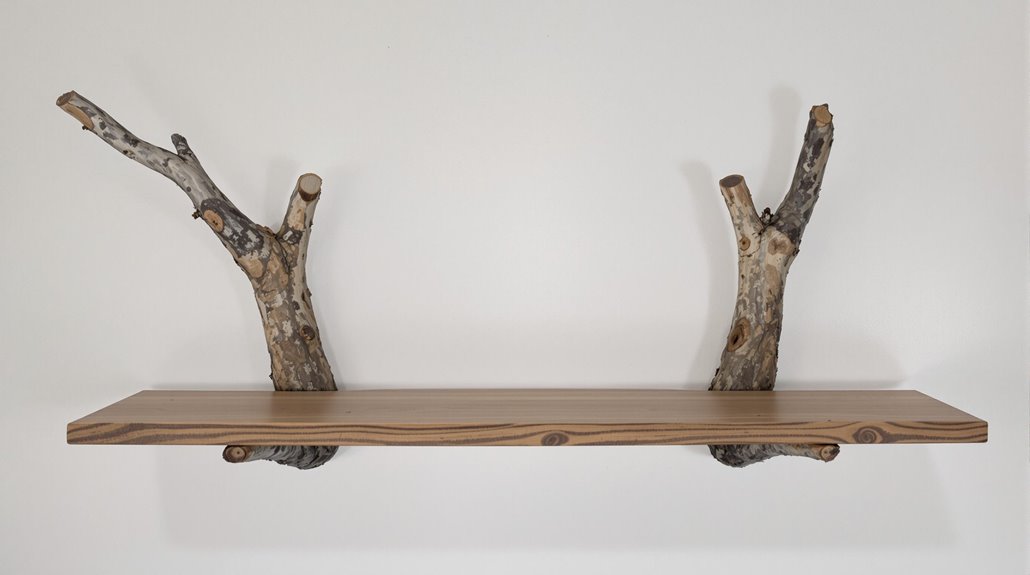 tree branch and twig support