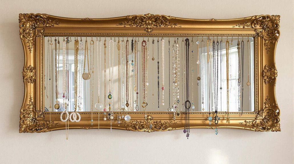 vintage display for organization