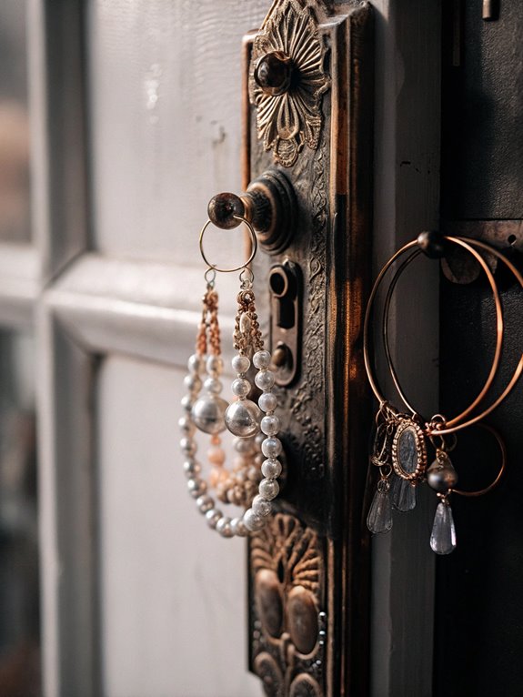 vintage door handle fixture