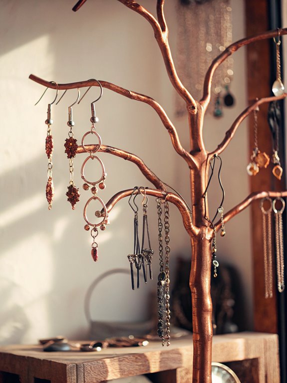 wire tree display holder