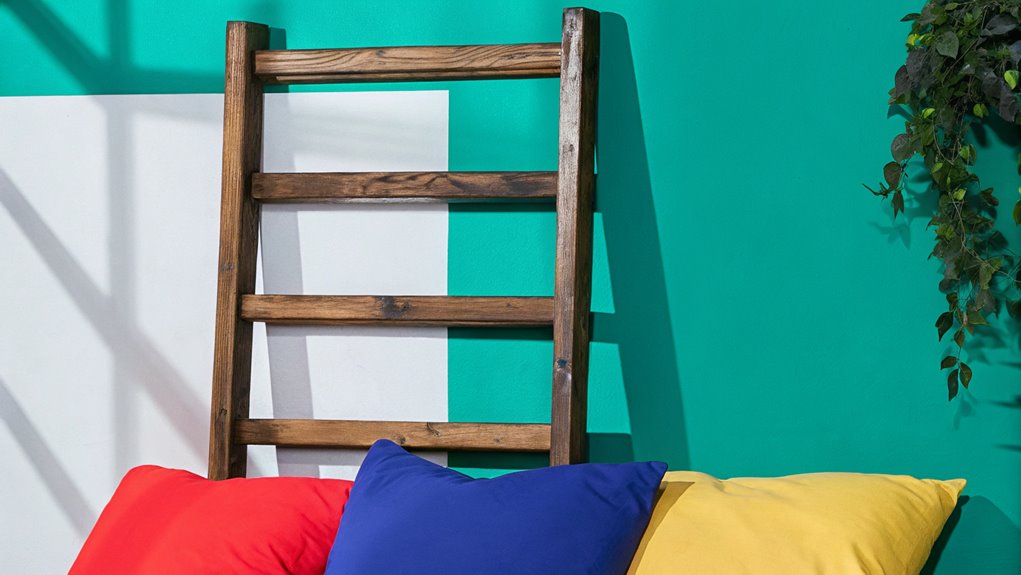 wooden frame ladder design