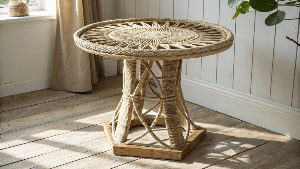 woven rope table design